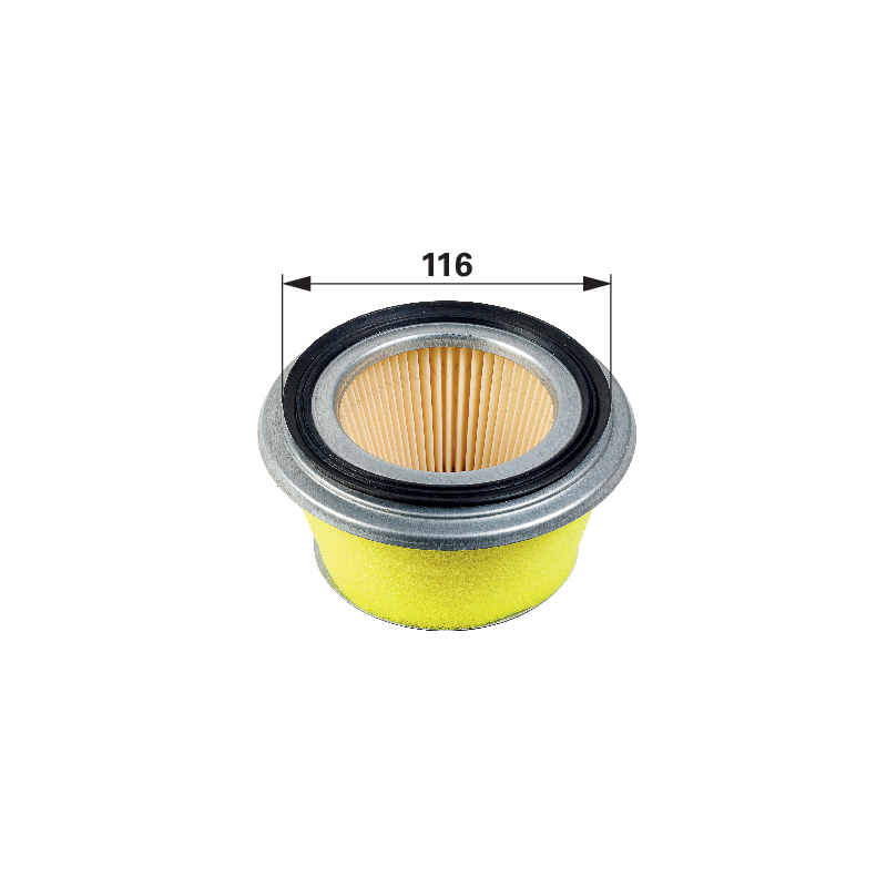 Honda Luftfilter rund, AD 135 mm 17211890013