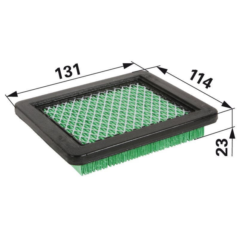 Luftfilter flach, L 131 x B 114 mm – Luftfilter passend für Honda GartenShop24 - Hochwertige Gartengeräte