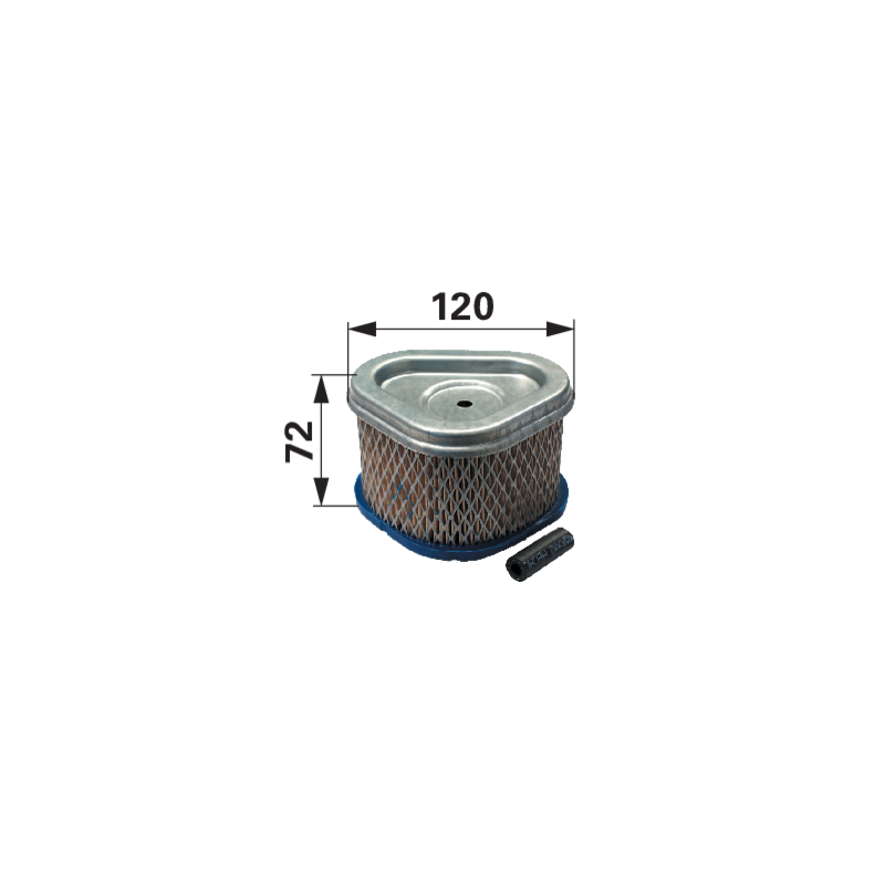 Kohler Luftfilter oval, L 120 x B 120 mm 1208305