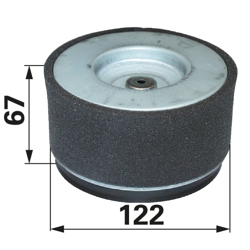 Kubota Luftfilter rund, AD 122 mm 1218211080