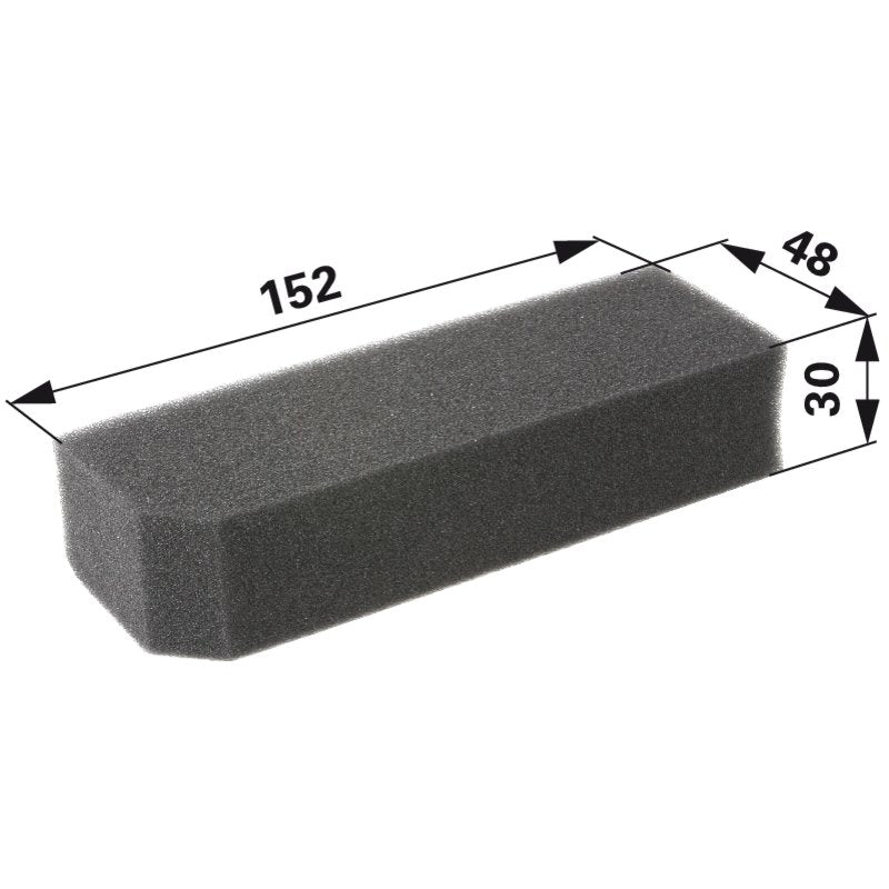 Tecumseh Luftfilter flach, L 152 x B 48 mm 23410047