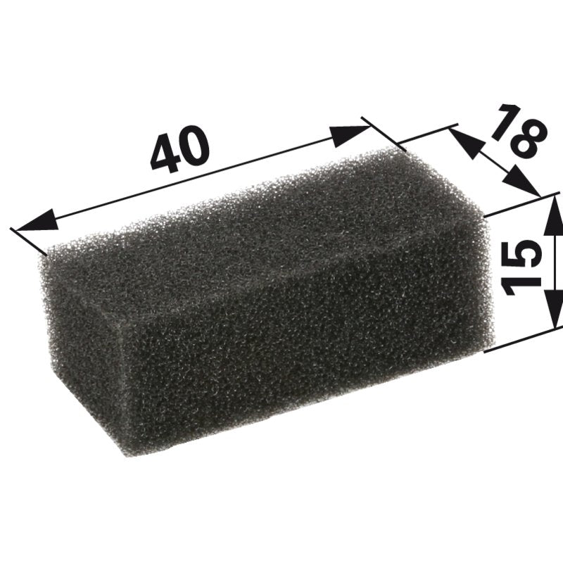 Tecumseh Luftfilter flach, L 40 x B 18 mm 27140008