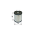 Tecumseh Luftfilter rund, AD 73 mm 34782