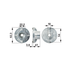 Messerhalter ID 22,2 mm universal – Messerhalter universal mit runde Zapfen 7