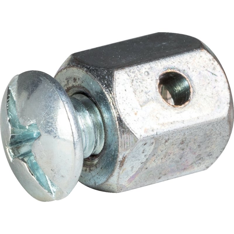 Schraubnippel ID 2,0 mm, SW 8 mm, L 10,8 mm, 10 Stück – Stoppbefestigung vom Zug