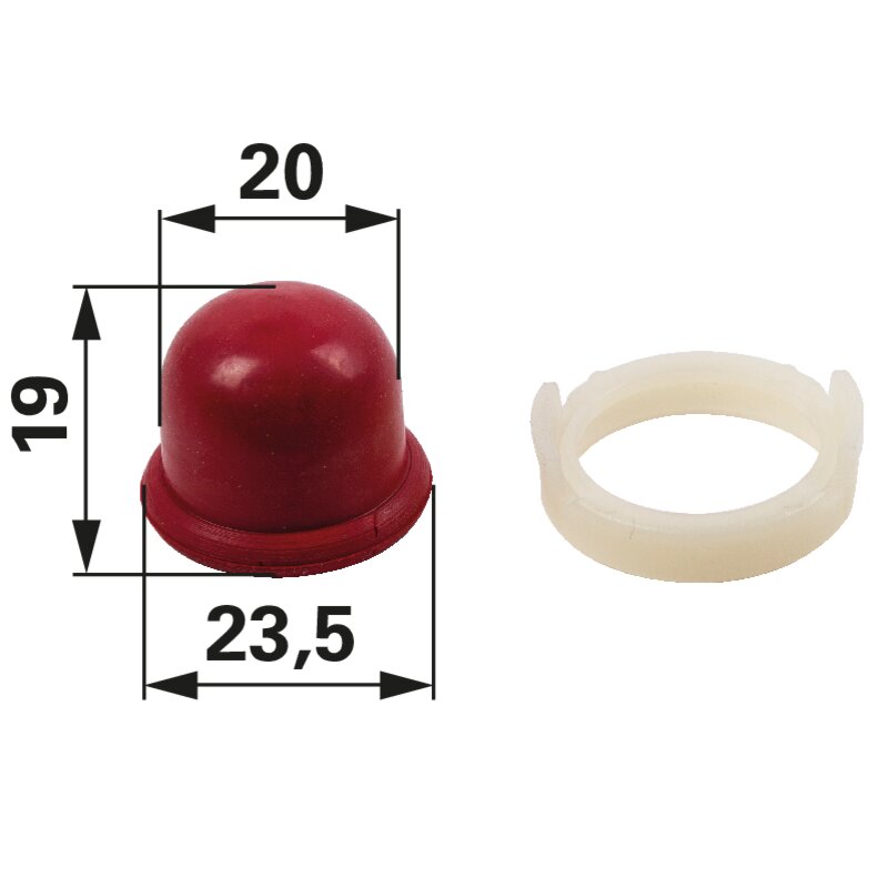 Briggs Primerkolben AD 23,5 mm 494408