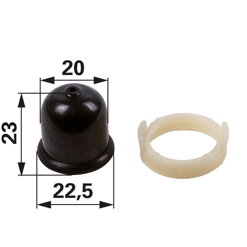 Briggs Primerkolben AD 22,5 mm 496115