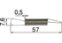 Reglerfeder L 57 mm passend für Briggs & Stratton 26925, 691599 GartenShop24