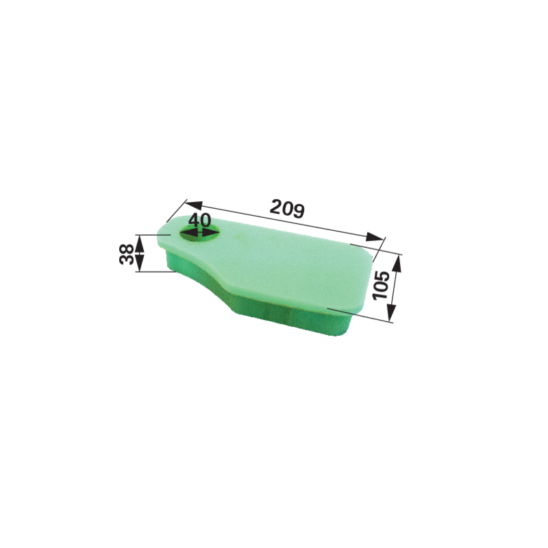 Briggs Luftfilter flach, L 209 x B 105 mm 270528