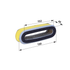 Honda Luftfilter oval, L 190 x B 65 mm 17210