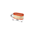 Tecumseh Luftfilter oval, L 129 x B 60 mm 23410028