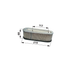 Briggs Luftfilter oval, L 219 x B 67 mm 491519