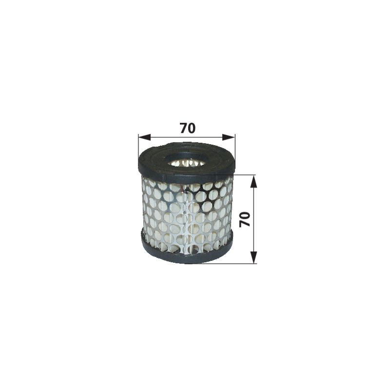 Briggs Luftfilter rund, AD 70 mm 392308