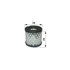 Briggs Luftfilter rund, AD 70 mm 392308