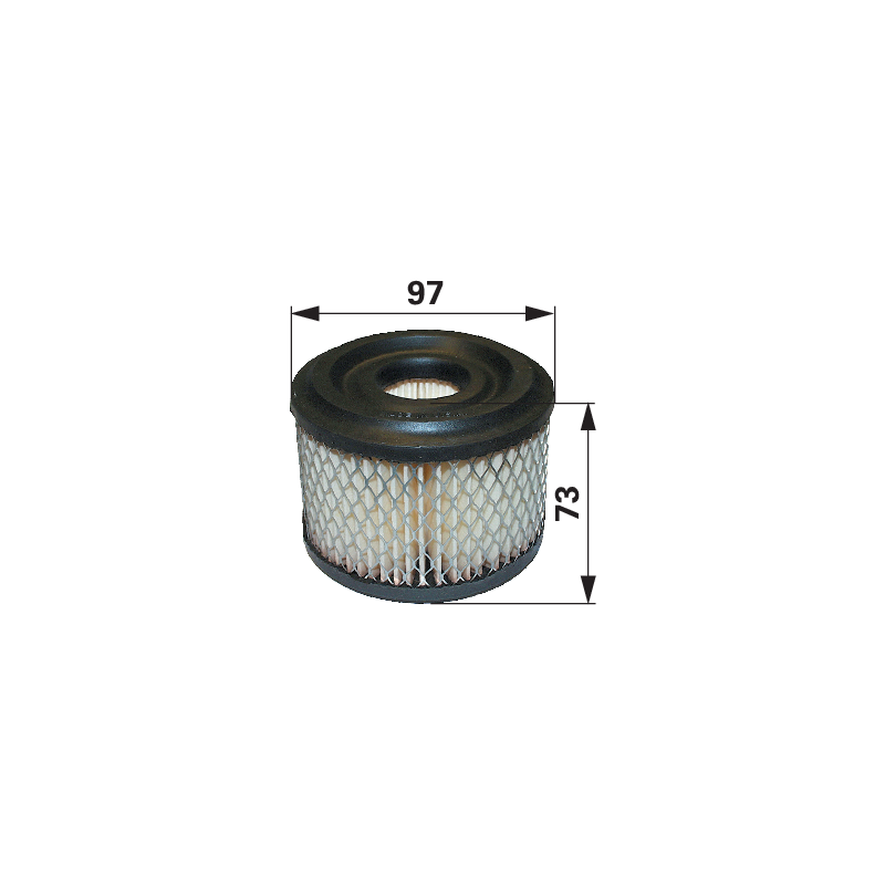 Briggs Luftfilter rund, AD 97 mm 390492