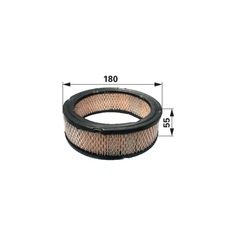 Briggs Luftfilter rund, AD 180 mm 392642