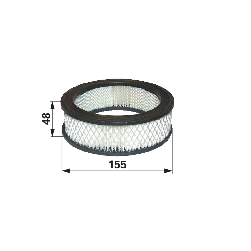 Kohler Luftfilter rund, AD 155 mm 235116