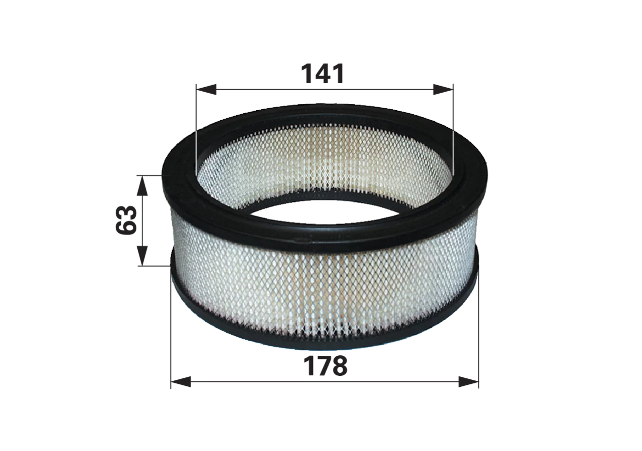 Luftfilter rund AD 178 mm anstelle von Kohler 4708303 GartenShop24 - Hochwertige Gartengeräte
