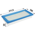 Briggs Luftfilter flach, L 211,5 x B 100 mm 710266