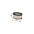 Tecumseh Luftfilter oval, L 112 x B 70 mm 33268