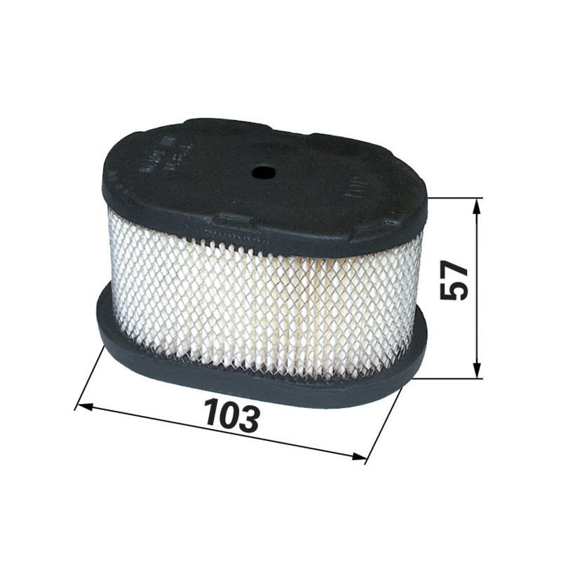 Briggs Luftfilter oval, L 103 x B 63 mm 497725