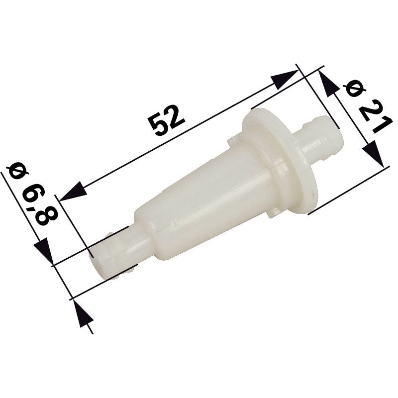 Snapper Benzinfilter für Schlauch ID 6 mm 11777