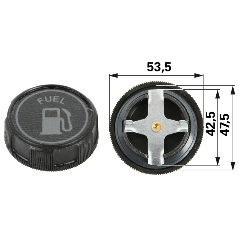Briggs Tankdeckel AD 53,5 mm 490075