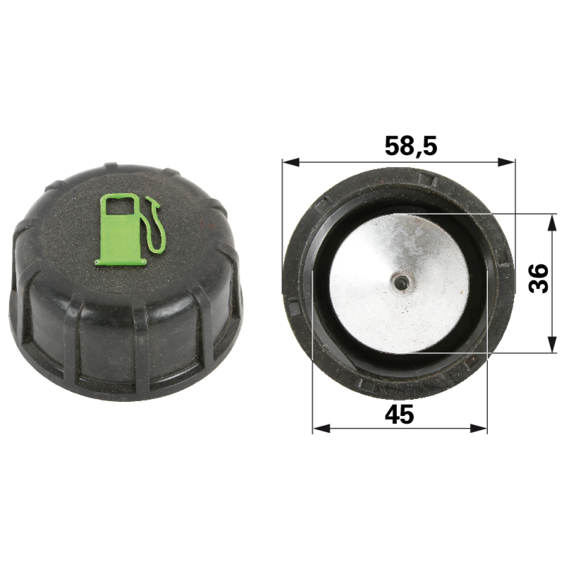 Tecumseh Tankdeckel AD 58,5 mm 13350003