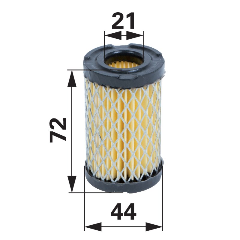 Tecumseh Luftfilter rund, AD 44 mm 35066