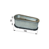 Briggs Luftfilter oval, L 185 x B 75 mm 493909