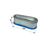 Briggs Luftfilter oval, L 185 x B 73 mm 493910