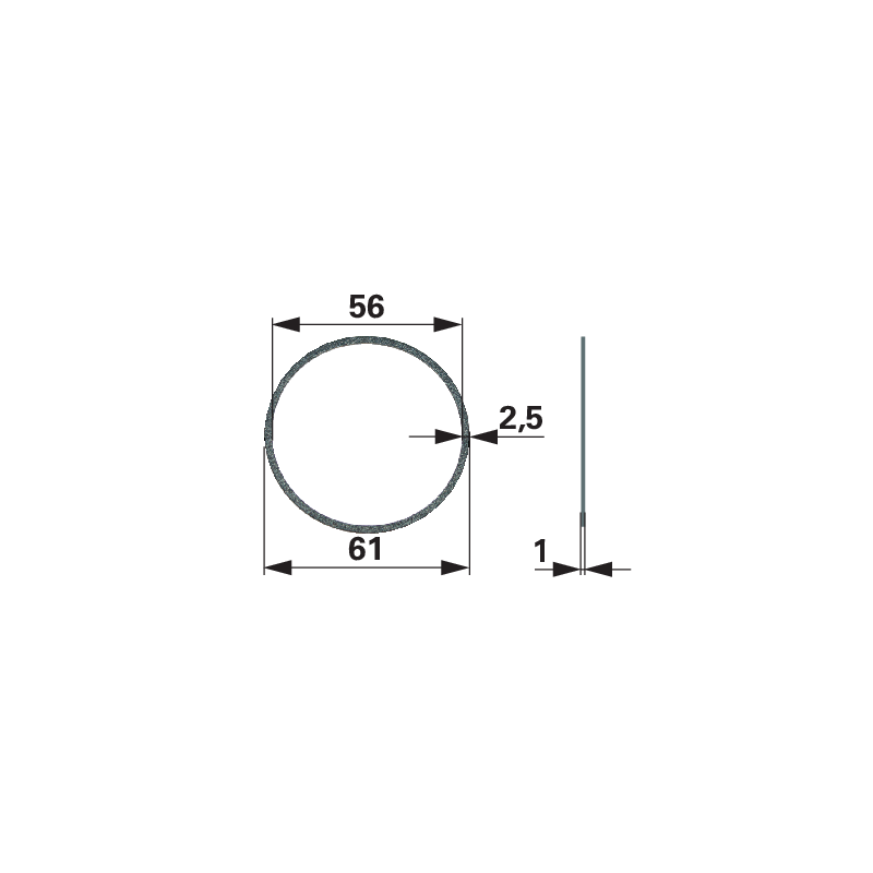 Briggs Schwimmergehäusedichtung AD 61 mm 270511