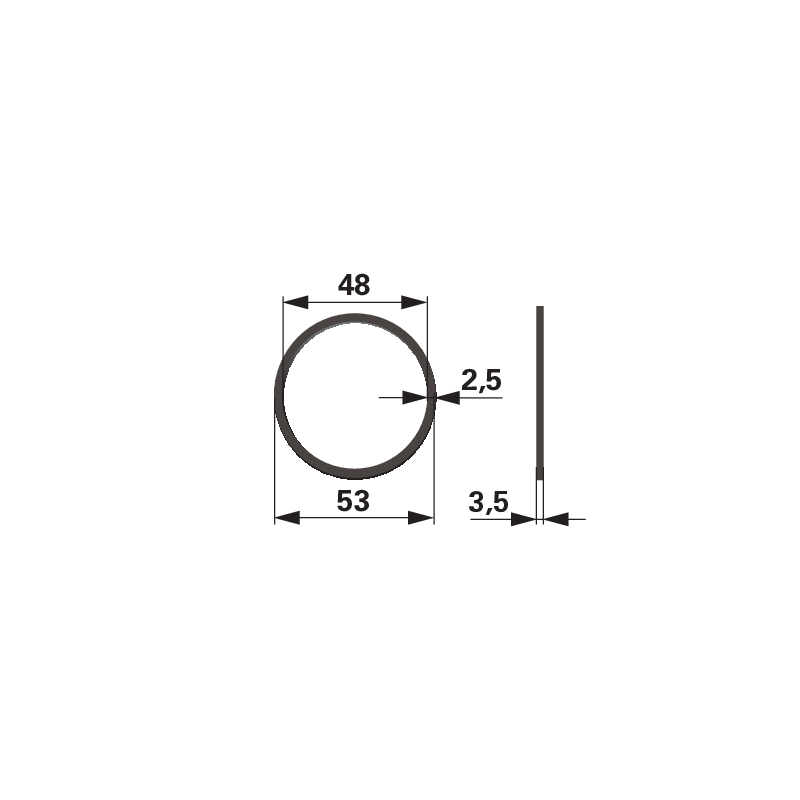 Tecumseh Schwimmergehäusedichtung AD 53 mm 29630121 – alle Vergaser der Modelle H