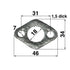 Briggs und Stratton Auspuffdichtung 270774, 272252, 691880 Briggs und Stratton