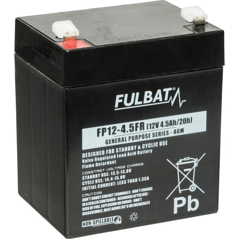 Fulbat Batterie 12 V, 4.5 Ah, Fulbat, FP12 - 4.5
