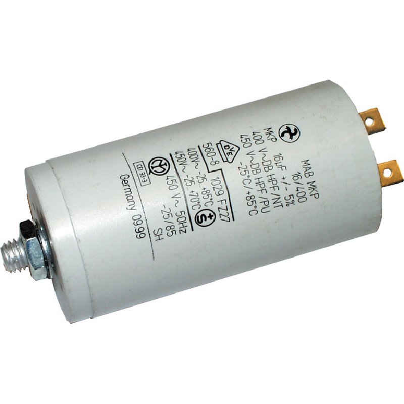 Alko Kondensator 16 µF, AD 40 mm