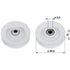 Umlenkrolle für Keilriemen 9,5 mm universal