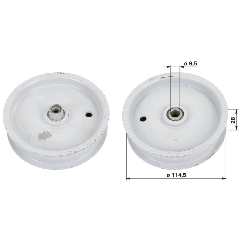 Umlenkrolle für Riemenbreite 25 mm universal
