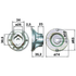 Husqvarna Messerhalter ID 25 mm 516842000 Husqvarna