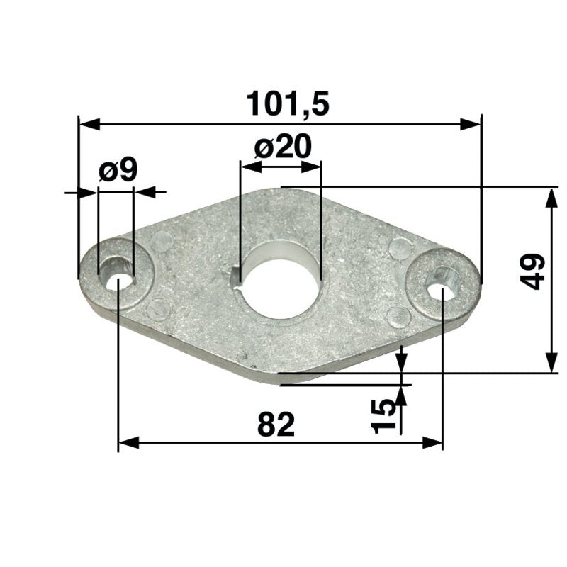 Stiga Messerhalter ID 20 mm 1134208201