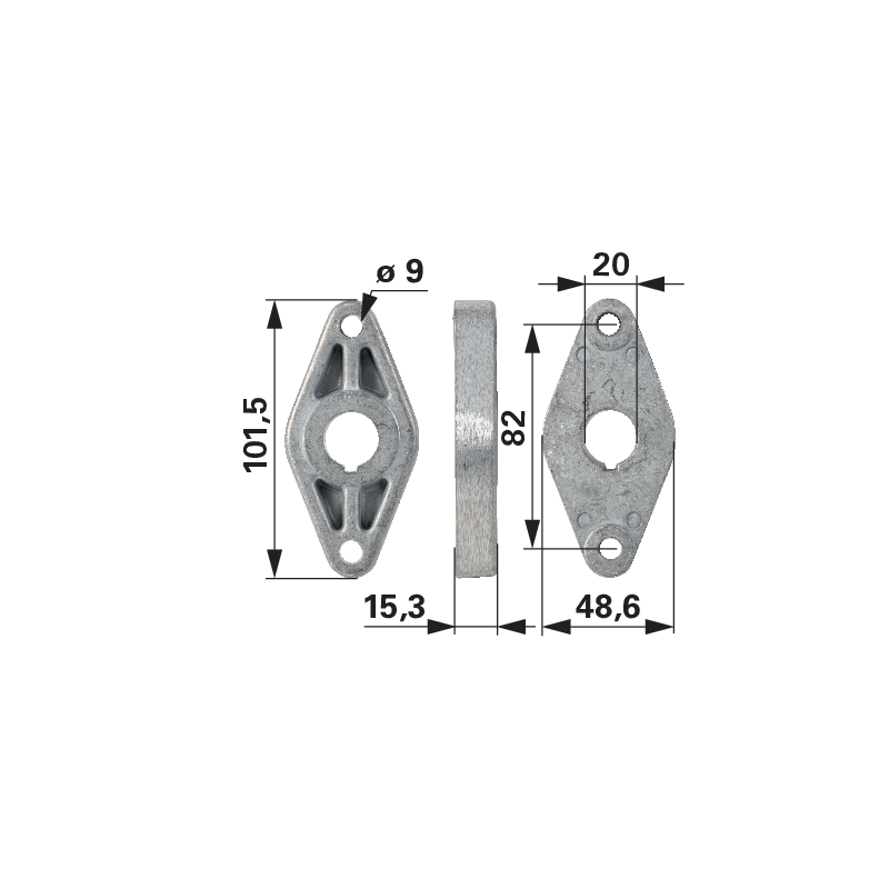 Stiga Messerhalter ID 20 mm 1134208201