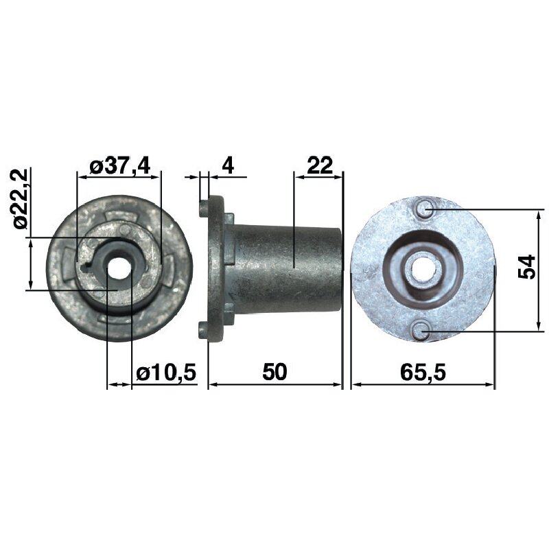 Stiga Messerhalter ID 22,2 mm 1111907001