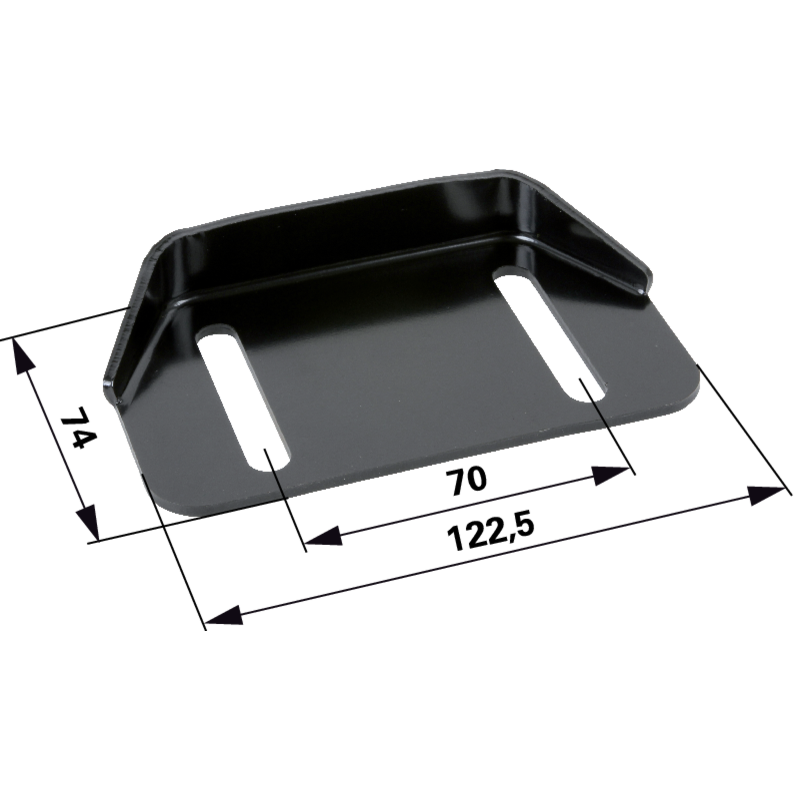 MTD Gleitkufe L 122,5 x B 20 mm 7845580