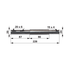 GGP Messerwelle L 226 mm 2502080100