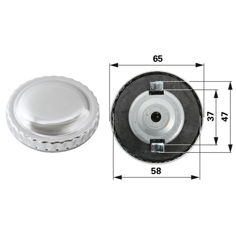 Tankdeckel AD 65 mm universal