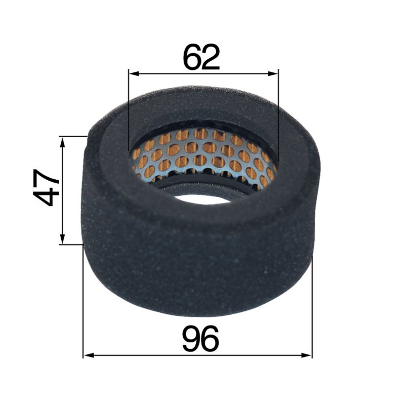 Robin Luftfilter rund, AD 96 mm – Luftfilter mit Vorfilter