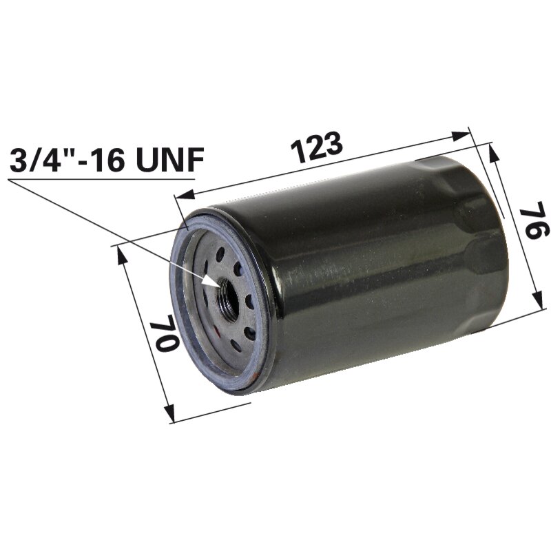 Kohler Ölfilter L 123 mm 277233