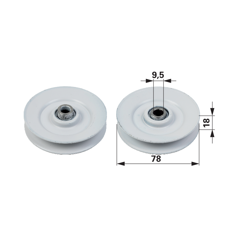 Murray Umlenkrolle für Keilriemen 12,7 mm 782964