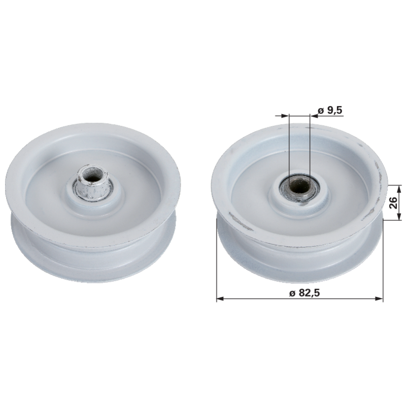 Toro Umlenkrolle für Riemenbreite 21 mm 927104