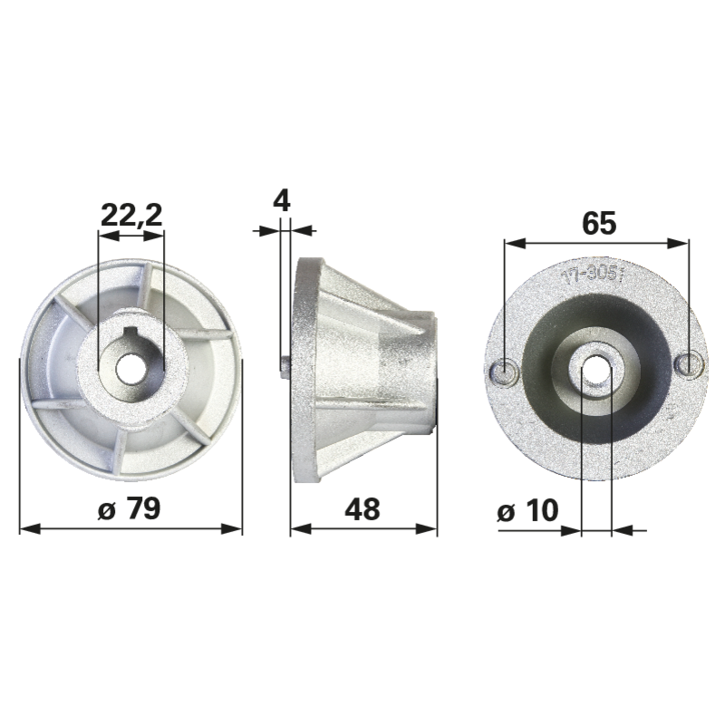 Efco Messerhalter ID 22,2 mm 660300